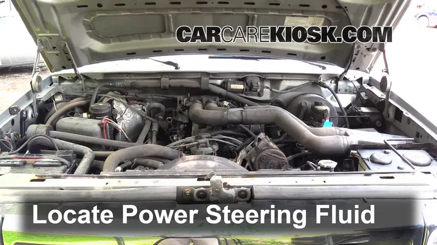 1995 Ford F-250 XL 7.5L V8 Standard Cab Pickup (2 Door) Power Steering Fluid Check Fluid Level